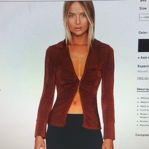 NWT! ✨ Revolve Rayne Ruched Top